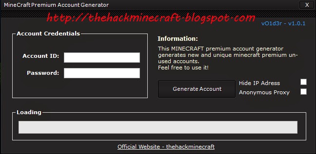minecraft free premium account generator